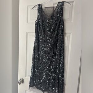 Montage by Mon Cheri Elegant Wedding Guest Dress Size 10-12